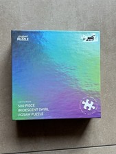New 500 Piece Iridescent Swirl Jigsaw Puzzle- Professor Puzzle & Poster