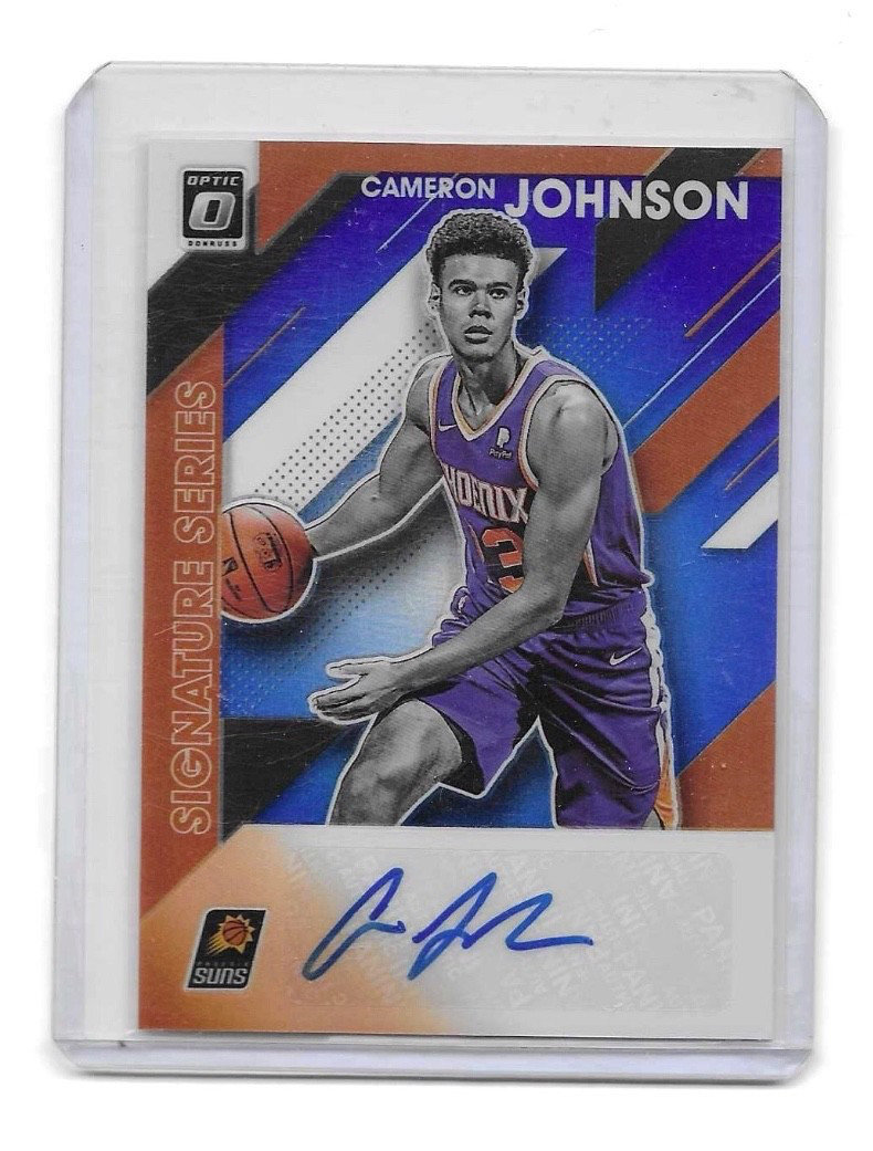 2019-20 Panini Donruss Optic Signature Series RC Cameron Johnson Blue /25