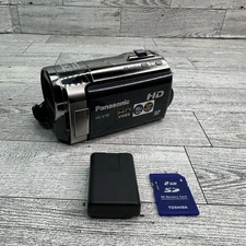 Panasonic HC-V10P HD Video Camera 70x Zoom w/ Battery & SD No Charger