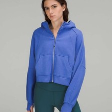 Lululemon Scuba Oversized Full-Zip Hoodie Larkspur XS/S. Pc78