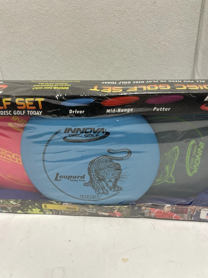 Innova Disc Golf Starter Set 3 Driver Mid-range Putt Leopard Shark Aviar - New - Image 3 of 4