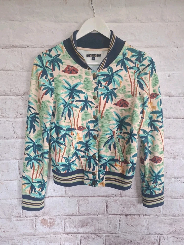King Louie Damen Jacke Jacket Gr. S Baumwolle Elasthan  - Bild 1 von 4