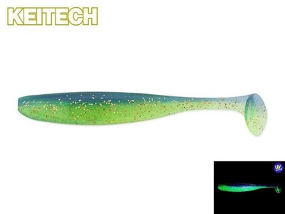KEITECH Easy Shiner 4.5'' 5'' Rubber Bait Rubber Fish Lure Walleye Pike Perch