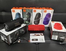 JBL Flip 7 BLACK  ORANGE Portable Waterproof Bluetooth Speaker - NEW 