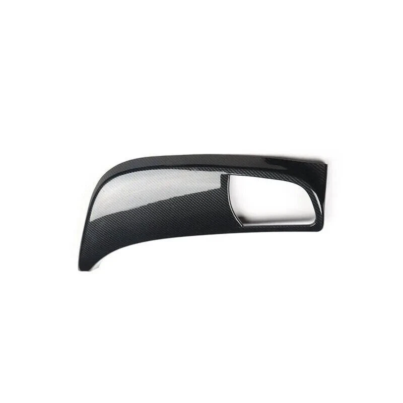 Pegatinas para embellecedores interiores de puertas de engranajes interiores de auto de fibra de carbono ABS para Honda City 2015-2019 Foto 3 de 4