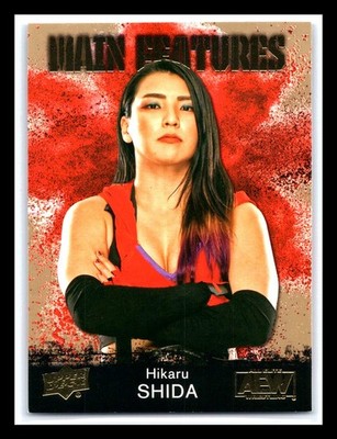 2021 Upper Deck AEW #MF-8 Hikaru Shida Main Features