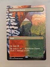 Karplusan Forest Borderless R Dominaria United 379 NM