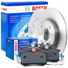BOSCH Rear Brake Discs And Pads For Skoda Octavia III TSI TFSI TDI