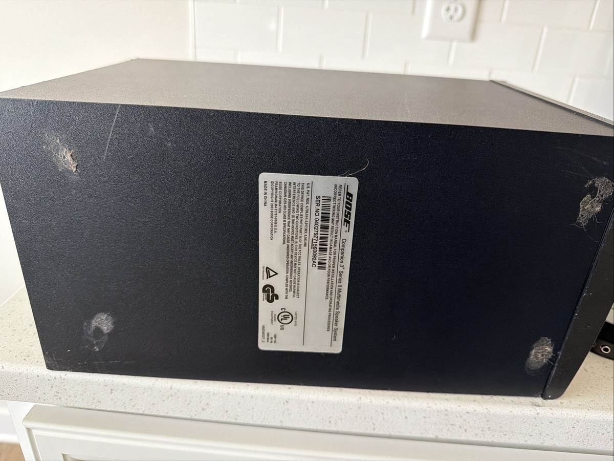 Bose Companion 3 Series II Multimedia Speaker System w/ Subwoofer