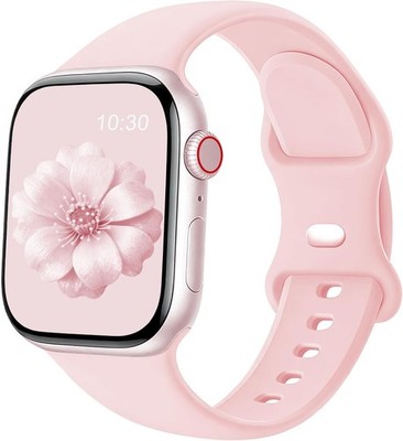 Soft Silicone Strap Compatible with Apple Watch Series 7 38mm 40mm 41mm