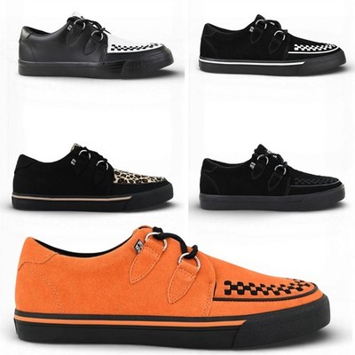 TUK Footwear Herren Damen Spitz Creeper Sneaker Goth Plateau Schuhe