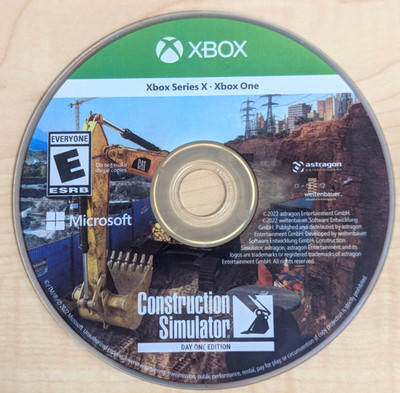 Construction Simulator (Xbox One, 2022) Disc Only - Tested