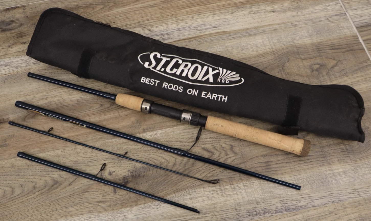 Triumph Travel Spinning Rod, 6'6" (TSR66MHF4) (3RD SECTION BROKEN READ)