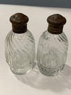 Vintage Glass Salt & Pepper Shakers — photo 4