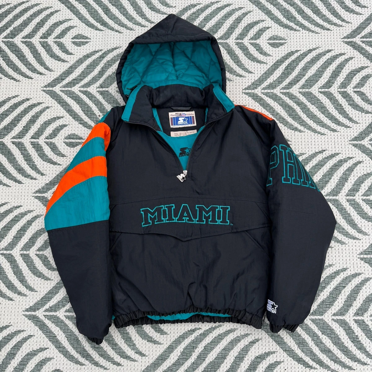 Preços baixos em Jaquetas Starter Miami Dolphins Sports Fan | eBay