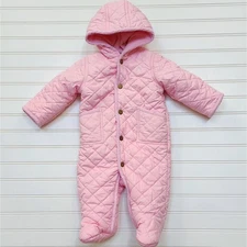 Ralph Lauren Baby Girl's Quilted Hooded Barn Bunting/Snowsuit