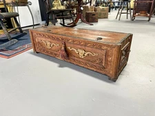 Antique Italian Renaissance Revival Cassone / Marriage Chest - B5