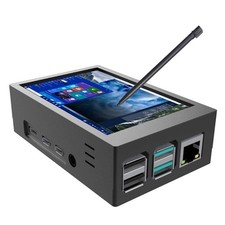 for Raspberry Pi 4 TFT 3.5 inch Touch Screen with Case, Mini Cooling Fan and...