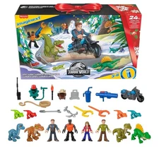 Fisher-Price Imaginext Jurassic World Dinosaur Countdown Advent Calendar - NEW