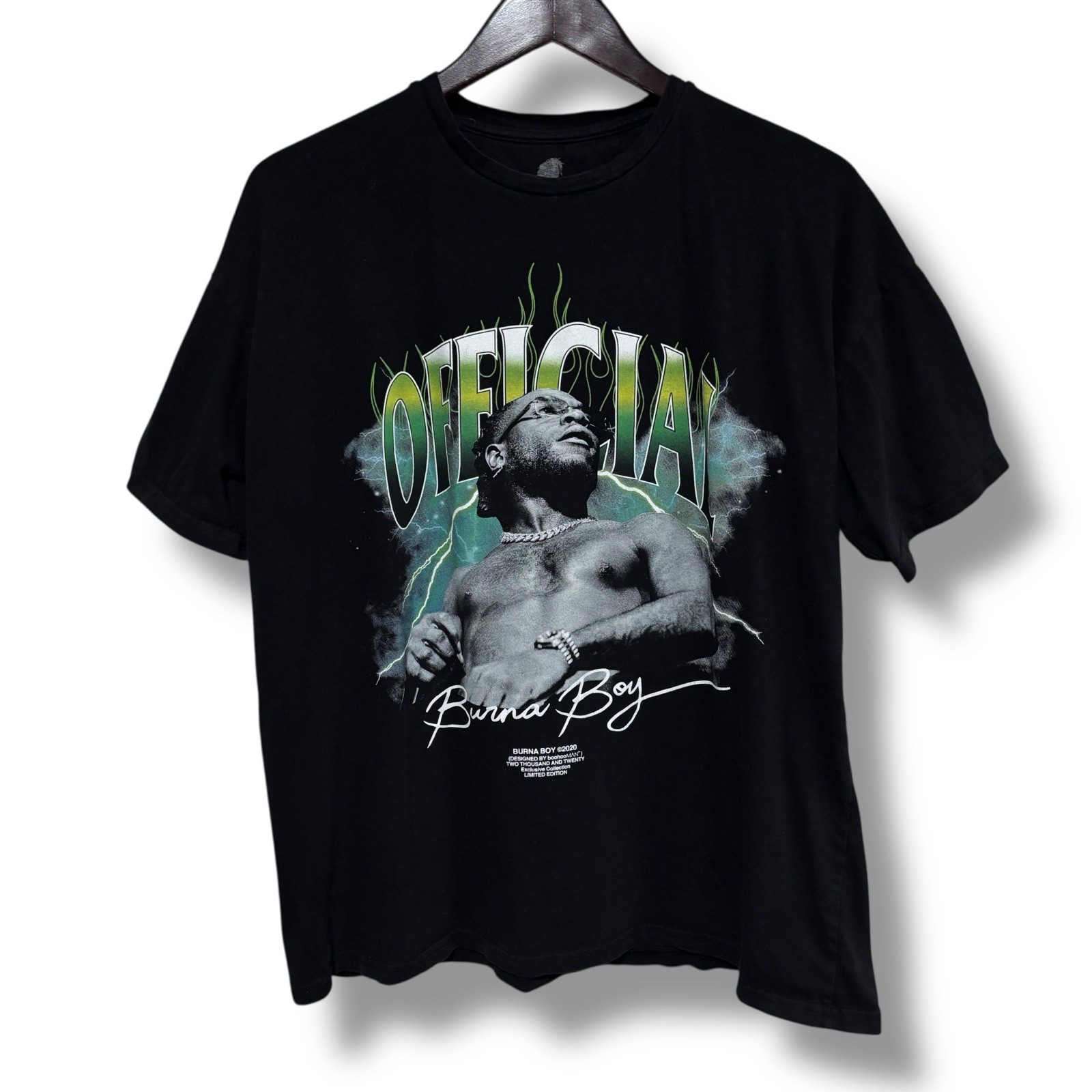 Boohoo Man X Burna Boy Vol 1 Graphic T Shirt 24 X 28