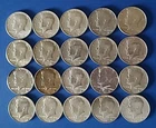 (20) 1964 90% Silver Kennedy Halves: $10.00 Face Value - "A"