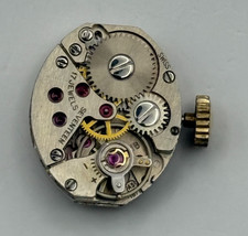 AS 1977 Watch Movement Running A Schild MuDu 17 Jewels Swiss Parts Repair 12.7mm