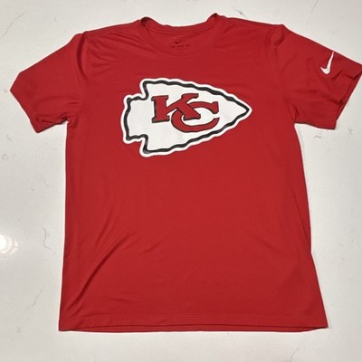 Nike Kansas City Chiefs NFL Red Short Sleeve Shirt - Med - Exc Con