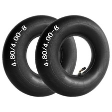 2 Pack 4.80/4.00-8 Heavy Duty Inner Tube, with Bent Valve