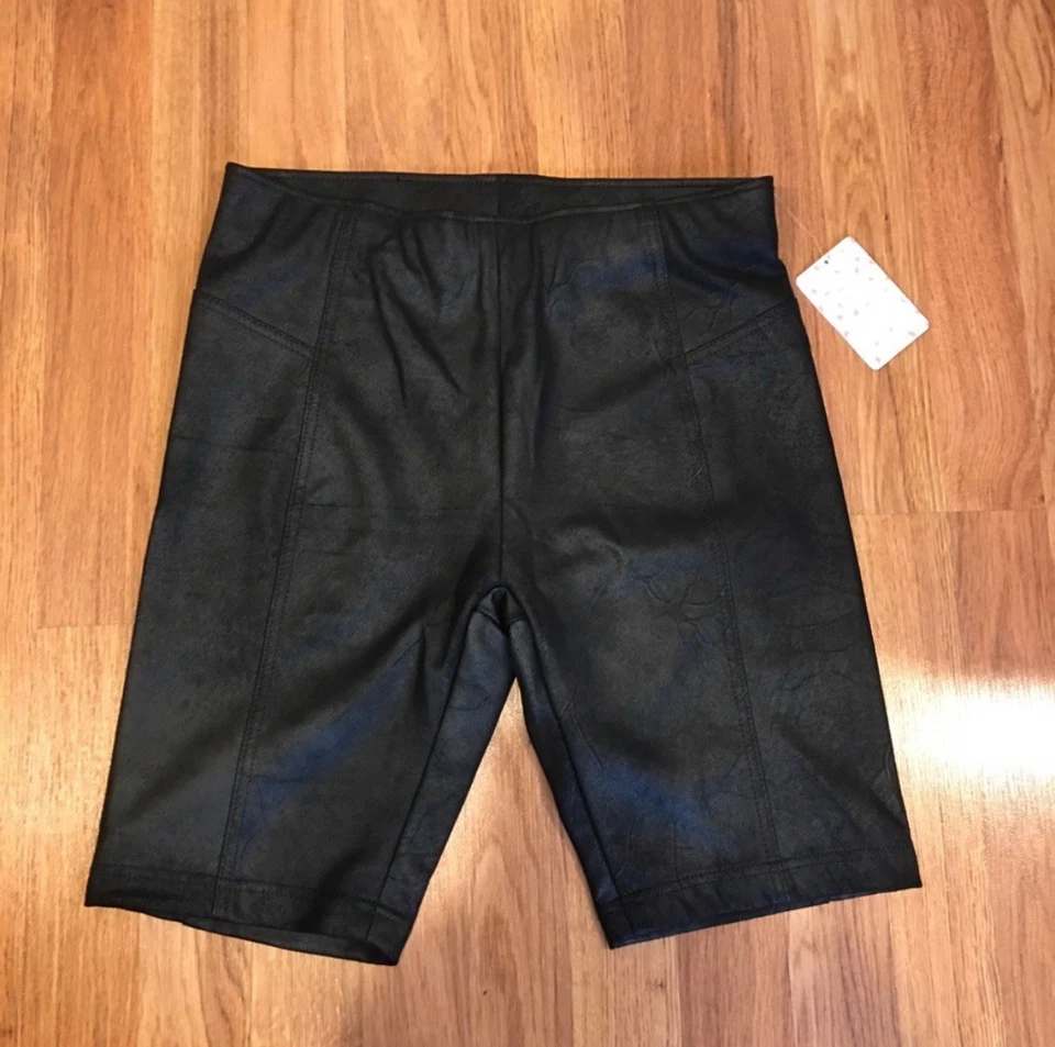 Pantalones Cortos de Bicicleta Free People Heatwave Imitación Gamuza Talla Pequeña Nuevos con Etiquetas Foto 3 de 4