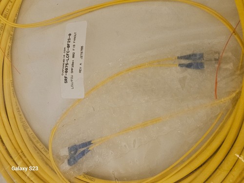 CORNING 75FT SINGLE MODE LC-FC FIBER OPTIC RISER CABLE - Picture 7 of 7