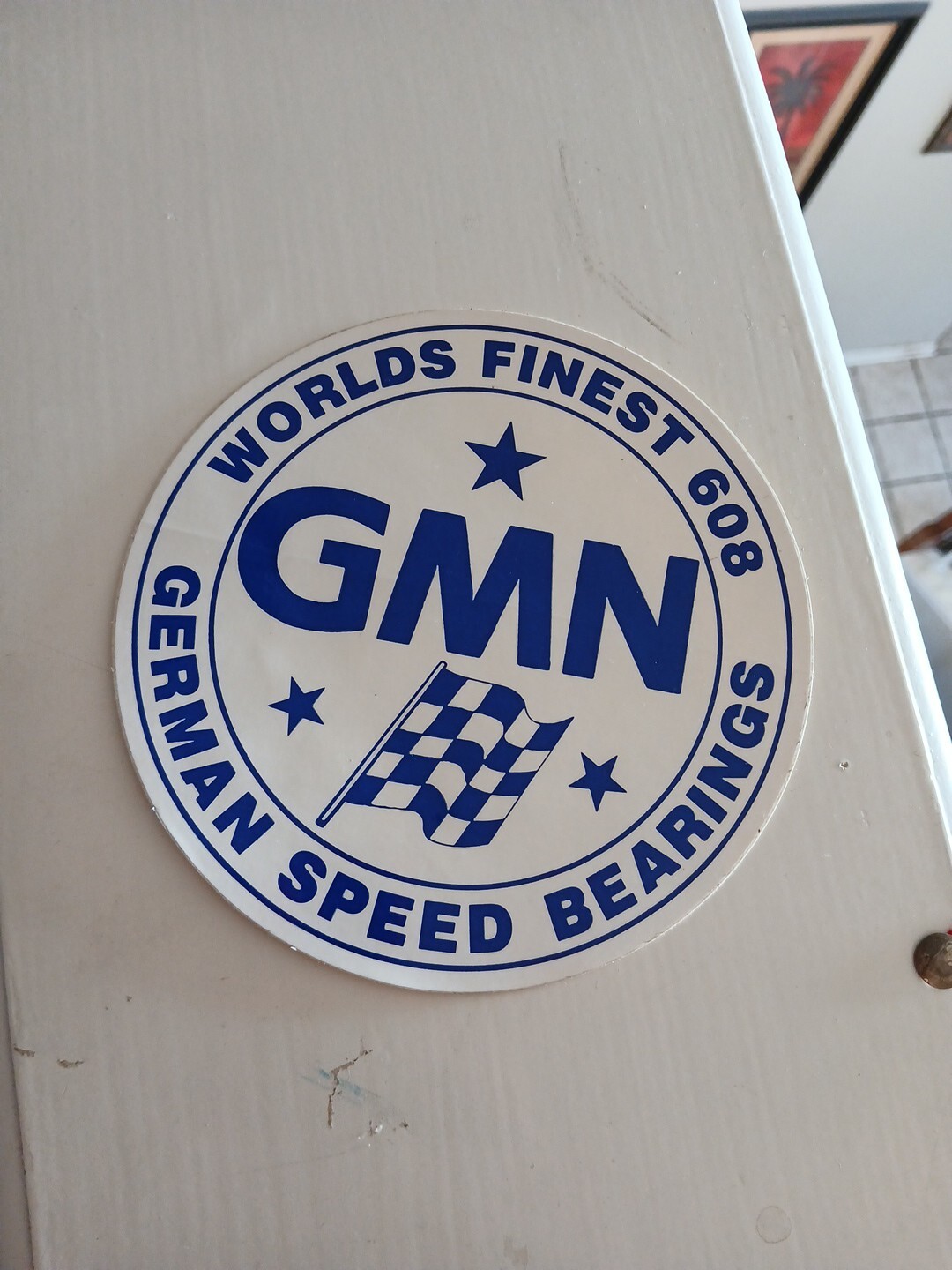 Vintage GERMAN SPEED BEARINGS Skateboard STICKER Old School Skate Nos 1980S