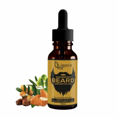 Ligera Beard Growth Oil |Beard & Mustache Growth Oil-10X Nourishing Oils For Str