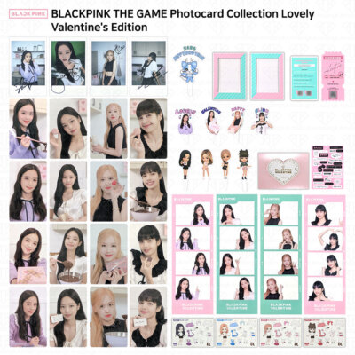 BLACKPINK THE GAME Photocard Collection Lovely Valentine's Edition