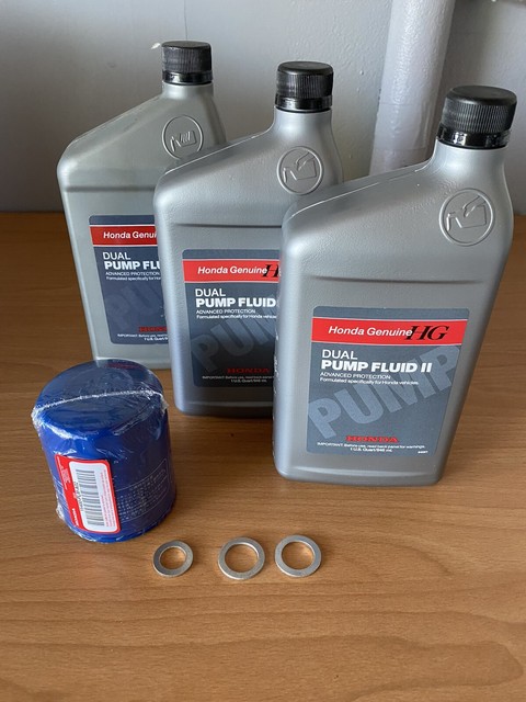 2 QTS - Honda Dual Pump Fluid II for 4wd CRV Crosstour and Element for