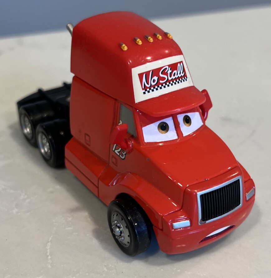 Disney Pixar The World Of Cars No Stall 123 Hauler Truck #10 | eBay