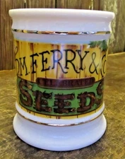 1984 CORNER STORE COLLECTION~FRANKLIN PORCELAIN MUG~D.M FERRY&CO'S SEED'S