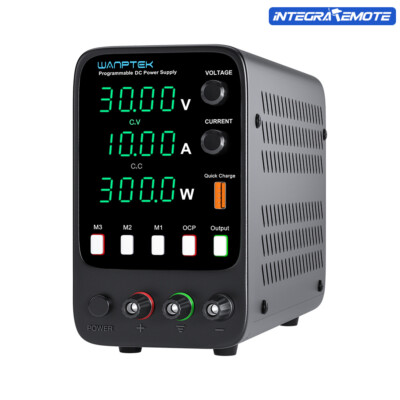 Adjustable DC Power Supply Lab Programmable Bench Power Source Voltage Regulator