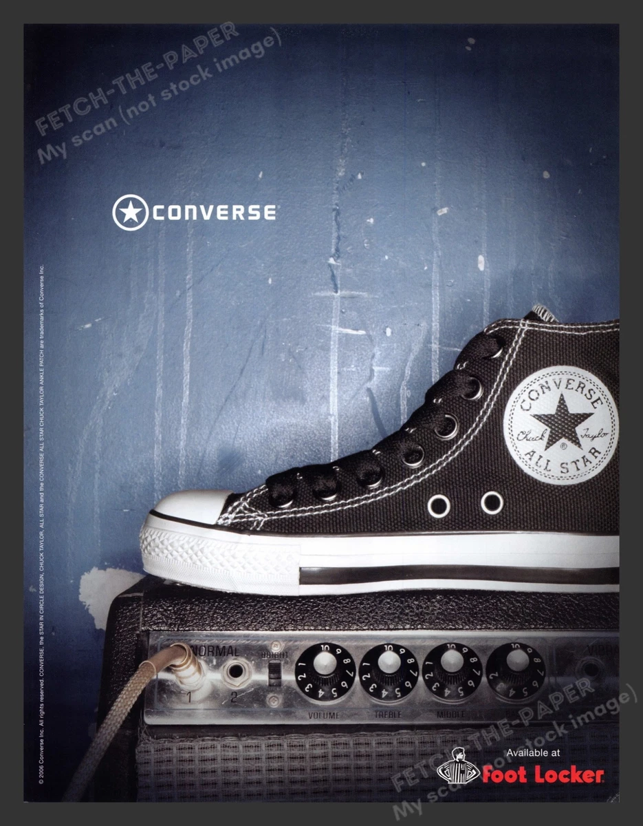 Converse All Star Chuck Taylor Shoes AMP 2000s Print Advertisement Ad 2006