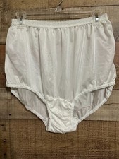 Vintage Carol Granny Panties White Size 9 made in USA