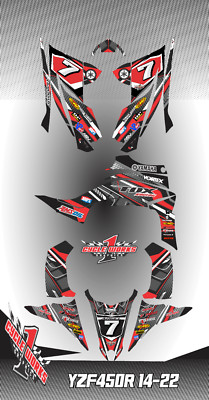 Graphics for YFZ450R Yamaha YFZ 450R 14-UP  Fuel Injection Decal KIT R1