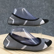 Skechers Shoes Womens 9 Cleo Wham Ballet Flats Black Slip On Casual SN 48487TX