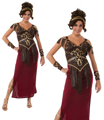 Rubies Griechische Göttin Römische Dame Festliches Kleid Spartiatin Kriegerin