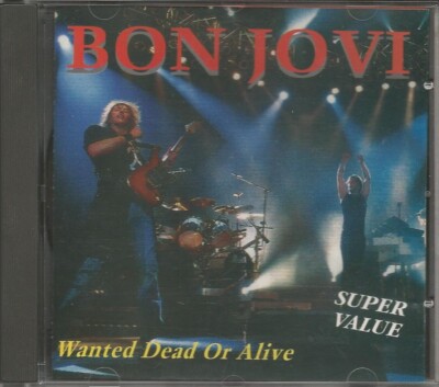 BON JOVI - SELTENE CD ITALIEN 1992 '' WANTED DEAD OR ALIVE ''