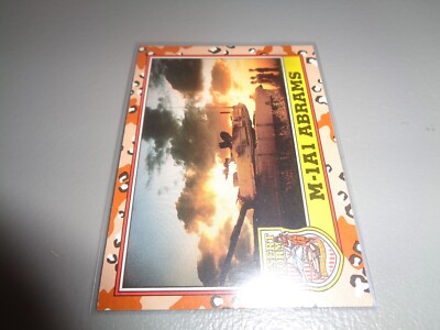 1991 Desert Storm Topps #215 M-1A1 Abrams