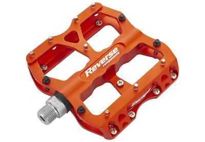 Reverse Escape Alu Flat Plattform Fahrrad MTB Ebike FR DH Dirt Pedal Orange
