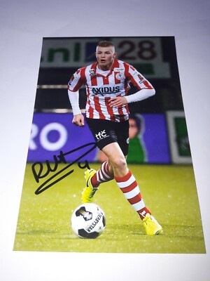 Signiertes Foto Rick van Drongelen Sparta Rotterdam NEU (2)