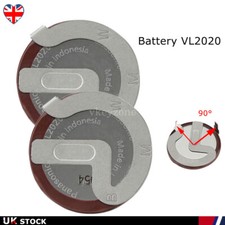 2X Panasonic Battery For Ford Transit Custom Remote Flip Key Fob VL2020 Original