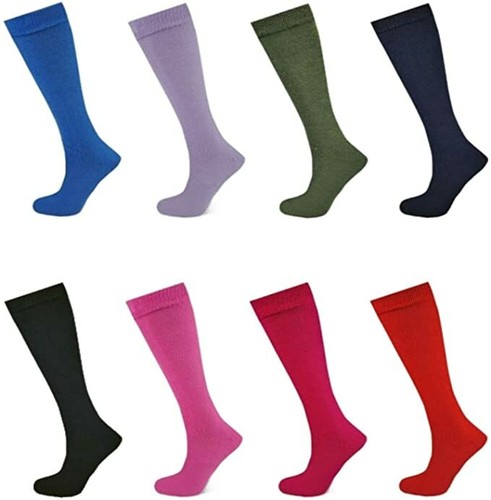 6 Pairs Of Ladies Welly Boot Socks 