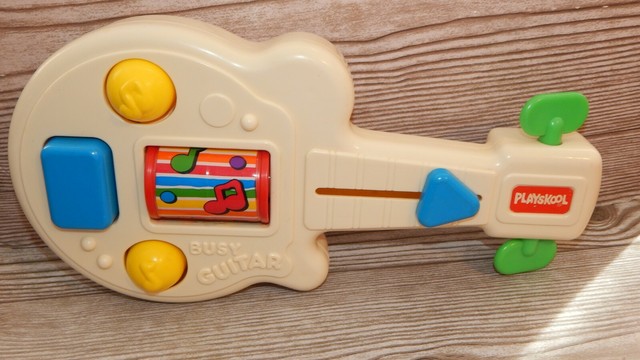 Playskool #5131 Busy Guitar Vintage 1988 Preschool Toddler Developmental Toy VTG | eBay