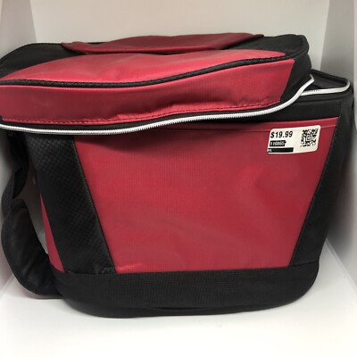 Seville 16-Can Soft Cooler Bag NEW Carry Strap Top Access Front Pocket Ships Fst
